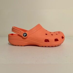 Women’s Classic Crocs – Bright Coral, Size 11